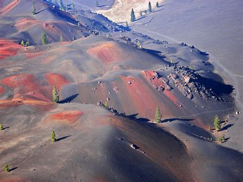 Painted Dunes: Butte Lake and Cinder Cone, Lassen Volcanic National ...