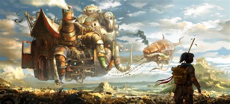 Artwork Happy Post-Apocalyptic World | Edvige Faini | Cook and Becker