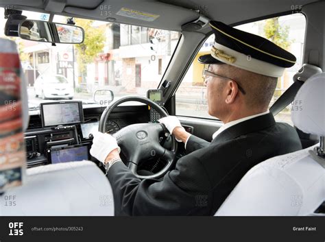 Kyoto, Japan - November 28, 2015: Taxi driver in Kyoto, Japan stock ...