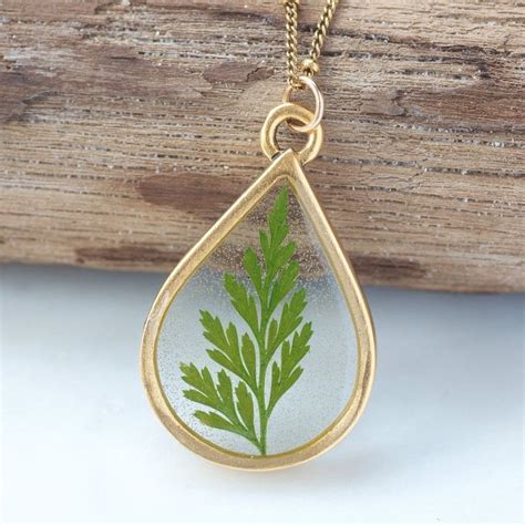 Real Leaf Necklace by Olive Bella. Shop now: https://olivebella.com # ...