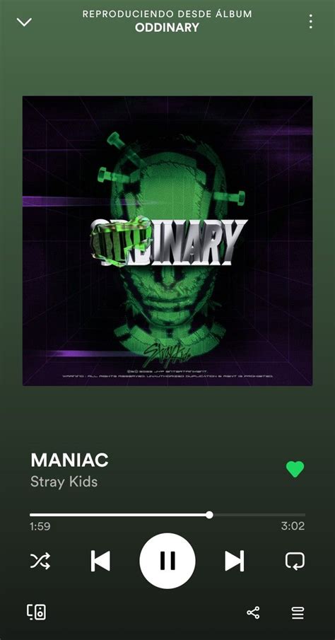 MANIAC Spotify song stray kids | Letras de canciones de rap, Pósteres ...