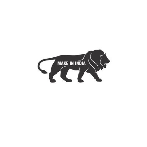 Make in India Lion | Free Vectors