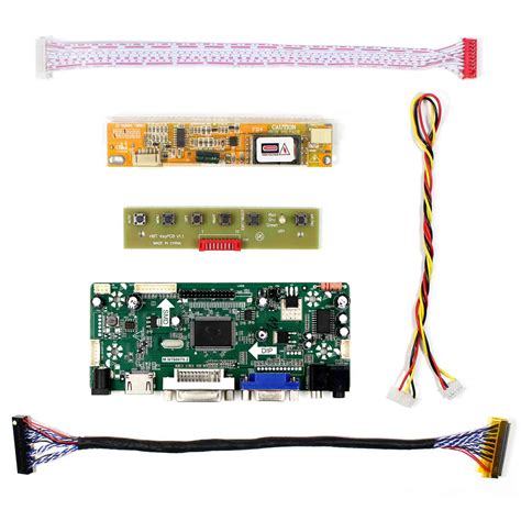 HDMI VGA DVI Audio LCD Controller Board For LCD Panel DIY LCD Monitor ...