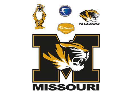 Missouri Tigers M Logo Wall Decal | Shop Fathead® for Missouri Tigers Decor