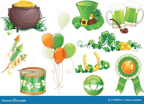 St.Patrick's Day Symbols Stock Photo - Image: 17999930