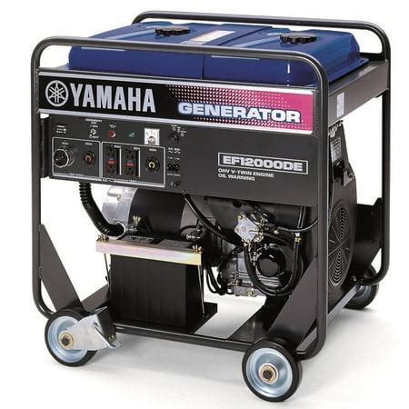 Yamaha EF12000DE 12000 Watt Gas Power Electric Start Portable RV ...