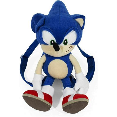 Sonic - Sonic the Hedgehog Doll Plush Backpack - Sonic Backpack - Walmart.com - Walmart.com