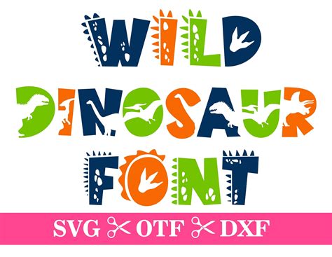 Dinosaur Font Svg Dinosaur Font Otf Dinosaur Letters Svg Etsy | The Best Porn Website
