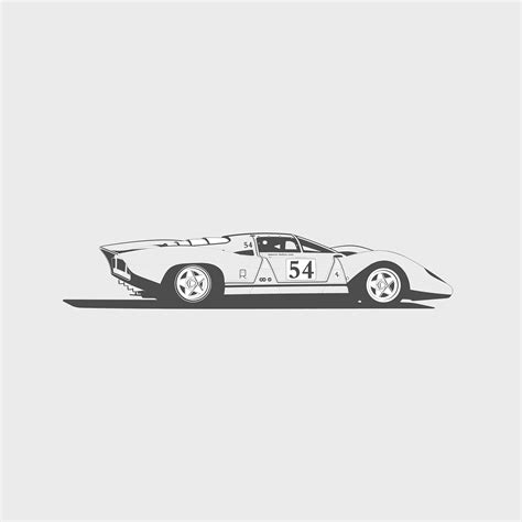 Ferrari 312P on Behance