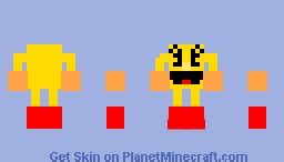 PAC Man classic and the PAC Man world (atari) Minecraft Skin