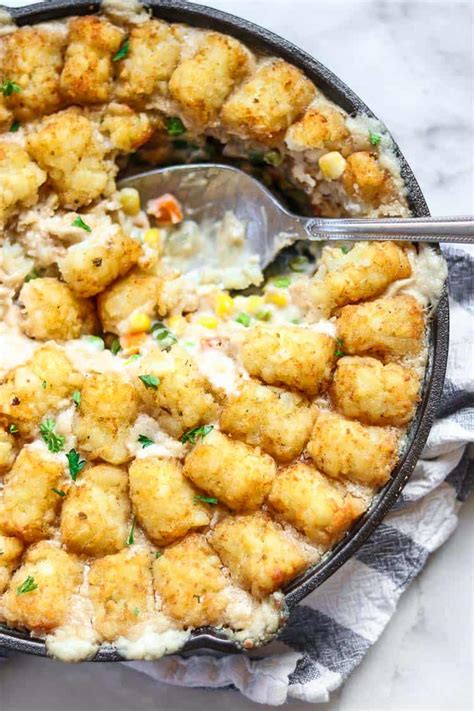 Vegetarian Tater Tot Casserole Recipe | Besto Blog