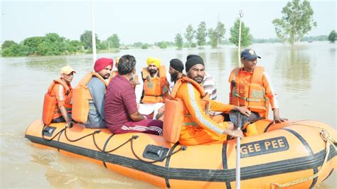 Punjab Floods: Nearly 300 People Rescued From Kapurthala Villages; Situation Grim In Rupnagar ...