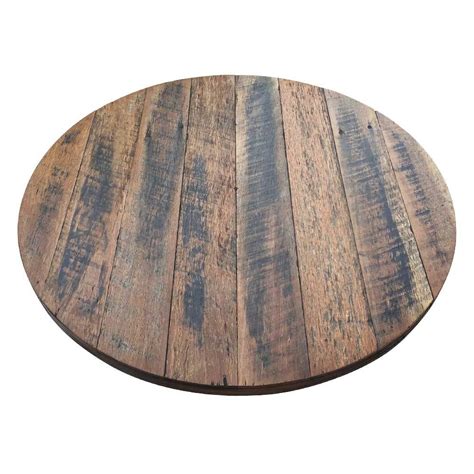 Rustic Recycled Round Wood Table Top | Round wood table, Table, Wooden ...