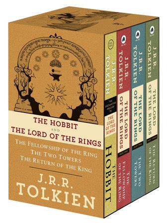 J.R.R. Tolkien 4-Book Boxed Set: The Hobbit and The Lord of the Rings ...