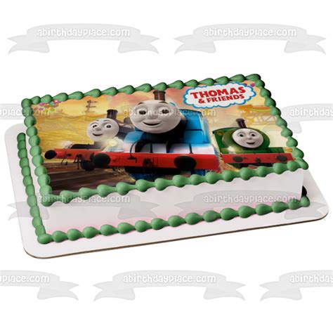 Thomas & Friends Thomas the Tank Engine James Percy Edible Cake Topper – A Birthday Place