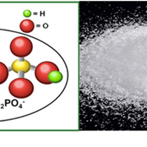 Chemical formula of monoammonium phosphate (MAP) (a) and (MAP)powder (b). | Download Scientific ...