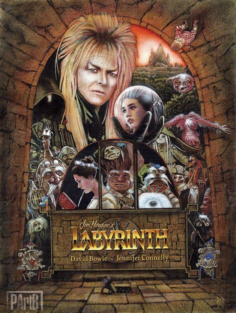 Labyrinth (1986) fan art poster, Paul Butcher on ArtStation at https://www.artstation.com ...