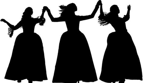 Schuyler sisters silhouette | Hamilton | Pinterest | Broadway