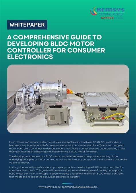 BLDC Motor Controller for Design Guide: Whitepaper