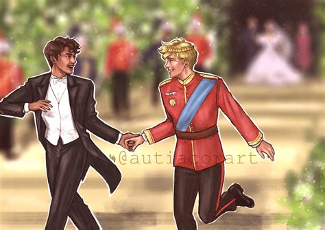 Alex and Henry A4 Art Print, Red White & Royal Blue Fanart - Etsy