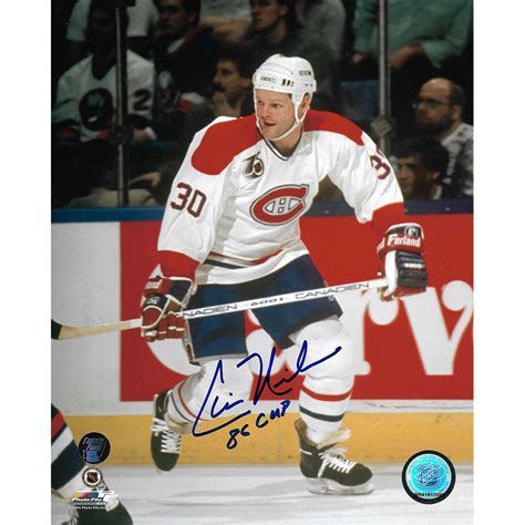 Chris Nilan Autographed Montreal Canadiens 8X10 Photo w/86 CUP Inscription - NHL Auctions