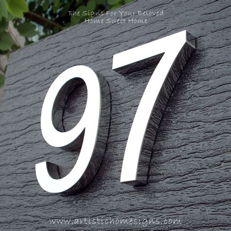 House Number Fonts