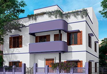 Modern Purple Exterior Colour Idea