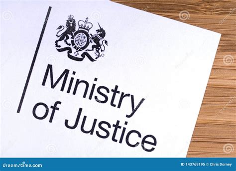 UK Ministry of Justice editorial image. Image of letterhead - 143769195