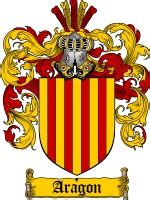 Aragon Coat of Arms / Aragon Family Crest