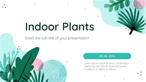 Indoor Plants Free Google Slides Theme and PowerPoint Template