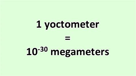 Convert Yoctometer to Megameter - ExcelNotes