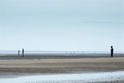 Free Stock photo of Another Place sculptures at Crosby | Photoeverywhere