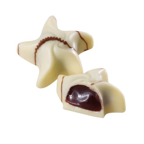 White Chocolate Raspberry Star Piece |GODIVA