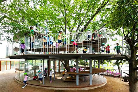 Tezuka Architects' Amazing Fuji Kindergarten Wraps Around a 100-Year-Old Zelkova Tree