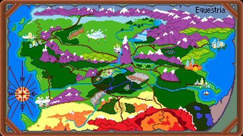 Map of Equestria (Larger) by WalrusInc on DeviantArt