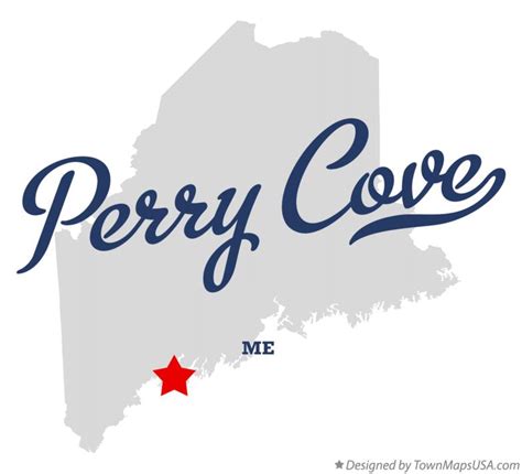 Map of Perry Cove, ME, Maine