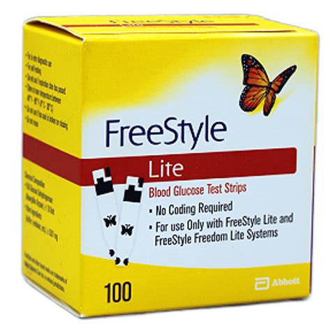 Freestyle Lite Test Strips 100 Count | Low Cost Test Strips