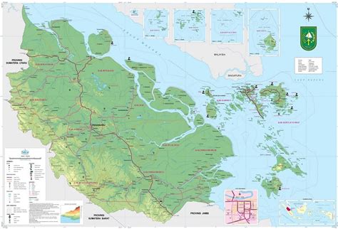 Peta Provinsi Riau Lengkap Ukuran Besar dan Keterangannya