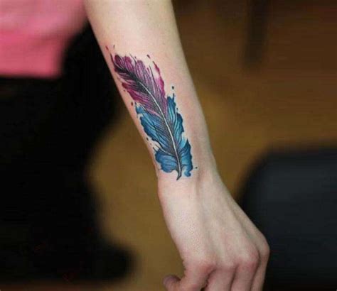 Feather tattoo by Bojan Vuk | Post 23731