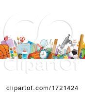 Royalty-Free (RF) School Border Clipart, Illustrations, Vector Graphics #1