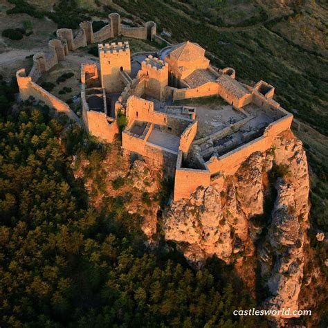 Castle of Loarre, #Huesca, #Spain One of the oldest castles in Spain, it was built largely ...