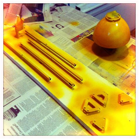 Caterpillar Yellow Lamp | Painting my desk lamp a bright yel… | Flickr