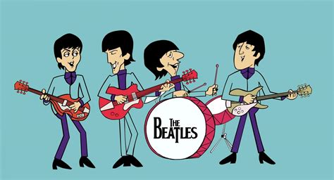 The Beatles Cartoon Images