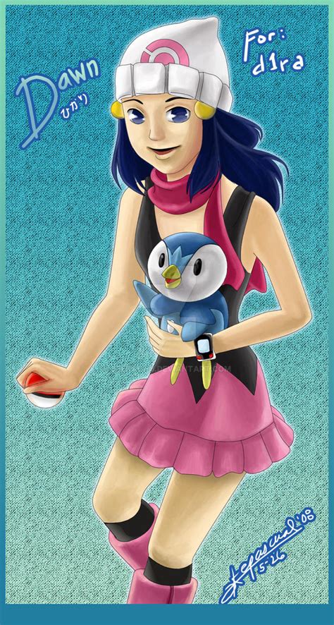 Dawn and Piplup by jeekachu on DeviantArt