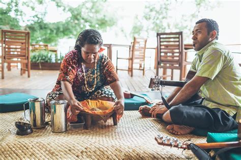 The Traditional Fijian Kava Ceremony - Royal Davui Island Fiji