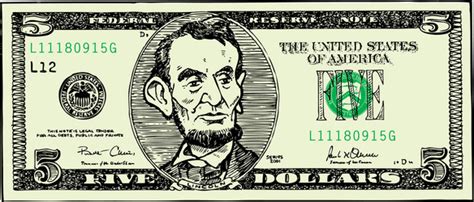 5 Dollar Bill Vector Images (over 330)