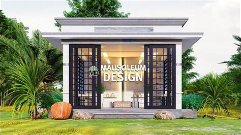 Modern Mausoleum Design - 3D Animation