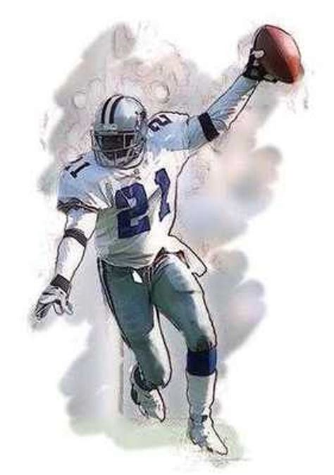 Rare Deion Sanders Dallas Cowboys Art Lithograph Print - Etsy