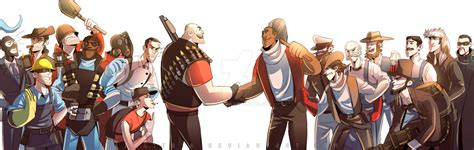 TF2: orignal meets 1800s Mercs by DarkLitria on DeviantArt