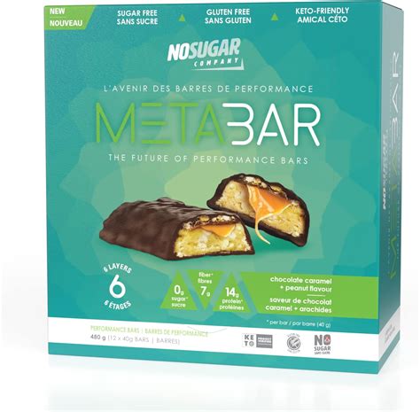 *NEW* No Sugar META BAR, Performance and Protein bar, Low Carb Snacks ...